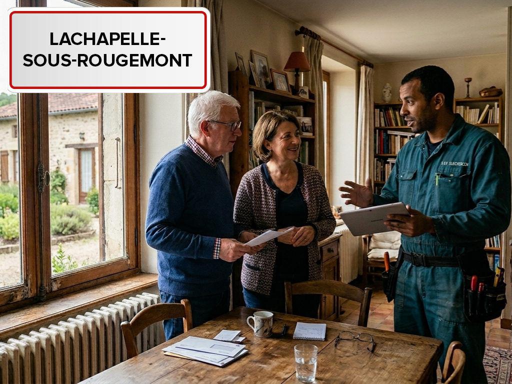 Installation de pompe à chaleur à Lachapelle-sous-Rougemont (90360) dans le Territoire de Belfort