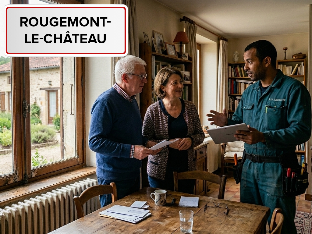 Installation de pompe à chaleur à Rougemont-le-Château (90110) dans le Territoire de Belfort
